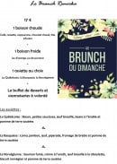 Menu Remorka - Le brunch 