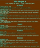 Menu Burger's & Soul Food - les burgers