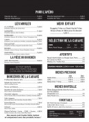 Carte et menu de La Cabane A Moules Socoa à Ciboure — Moules, menu enfant, apéritifs,...