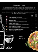 Menu Marinela Pizza - Carte des vins