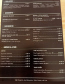 Menu bibampizz - Les salades, desserts et boisons,...