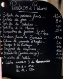 Menu Chistera - Exemple de menu