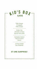 Menu Jack's Burgers - Menu enfant