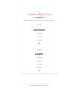Menu L'Océan - Les menus
