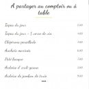 Carte et menu de La Cidrerie Luzienne à Saint Jean de Luz — A partager