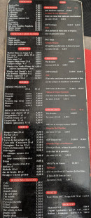 Carte et menu de Le Dauphin à Saint Jean de Luz — Les cocktails, vins, ...