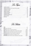 Menu Le Flibustier - Tapas et salades 
