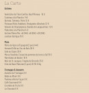 Carte et menu de Ostalamer à Saint Jean de Luz — La carte