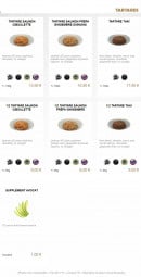Menu You Sushi - Tartares 