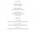Menu Le Gantxo - Les menus et entrées