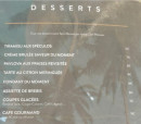 Menu L'océan - Les desserts