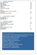 Menu Gure Doia - Les boissons, bières et alcools