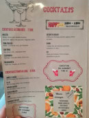Carte et menu de Histoire sans faim à Nay Bourdettes — Cocktails