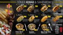 Menu Factory Food 117 - Les döner kebab et sandwichs