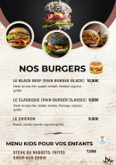 Menu L’Assiette - Les burgers et menu kids