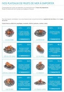 Carte et menu de Boniface à Canet en Roussillon — Les plateaux de fruits de mer à emporter