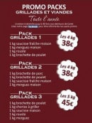 Menu Chez Laurent et Claudia - Grillades 