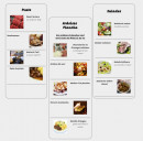 Menu Les Glycines - Les plats, salades, ...