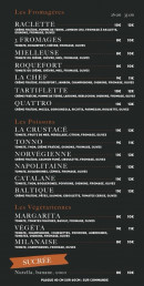 Carte et menu de L’atelier de Julien à Saint Feliu d'Avall — Les fromages, poissons et végétariennes