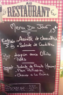 Carte et menu de La Bascule Gourmande à Villeneuve de la Raho — Un exemple de menu du jour