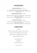 Carte et menu de Lac i Va Bé à Villeneuve de la Raho — Les salades repas, menu enfant