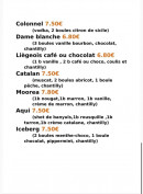 Menu Le moorea - Les viandes suite