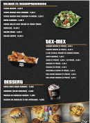 Carte et menu de Grand Snack Burger à Alenya — Salades, tex mex et desserts