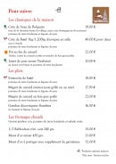 Menu Lassus - Pour suivre