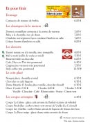 Menu Lassus - Pour finir  