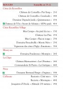 Menu Lassus - Vins rouges 
