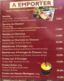 Menu La Fermette - Menus a empoter