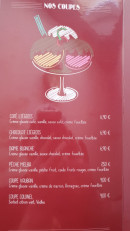 Menu Le Central - Les coupes