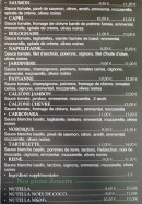 Carte et menu de Pizzeria La Laurentine à Saint Laurent de la Salanque — Les pizzas suite
