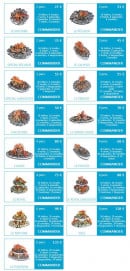 Carte et menu de Boniface Coquillages à Cabestany — Les plateaux