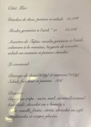 Menu Olett'Market - Les cotés mer