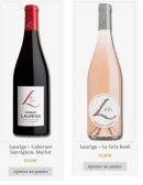 Menu Plateaux Gourmands - Les vins