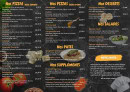 Carte et menu de Pizzeria du Soleil à Le Barcares — Menu