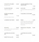 Carte et menu de Can Mylia à Sainte Marie — Entrées