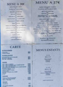 Carte et menu de La Taverne de Ruinogues à Maureillas Las Illas — Les menus