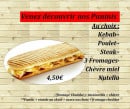 Menu Moos Kebab - Les paninis