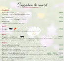 Carte et menu de L'Amici à Rivesaltes — Suggestions du moment