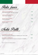 Menu L'Amici - Pasta fresca et nostri piatti