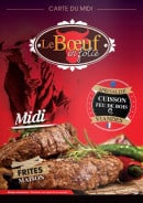 Carte et menu Le Boeuf en Folie Rivesaltes