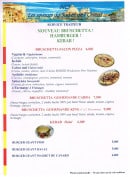 Carte et menu de NCS Les saveurs du Sud et de l'Orient à Port Vendres — Les bruschettas et kebabs