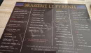 Menu Le Pyrenée - La carte