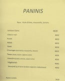 Carte et menu de Chez Loulou à Palau Del Vidre — Les paninis