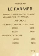 Carte et menu de Chez Loulou à Palau Del Vidre — Le farmer