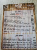 Menu Chez Ailly - les pizzas et tapas