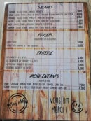 Menu Chez Ailly - les poulets et freterie,...