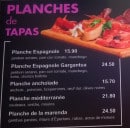 Menu Seven Street Kfé - Les planches de tapas 